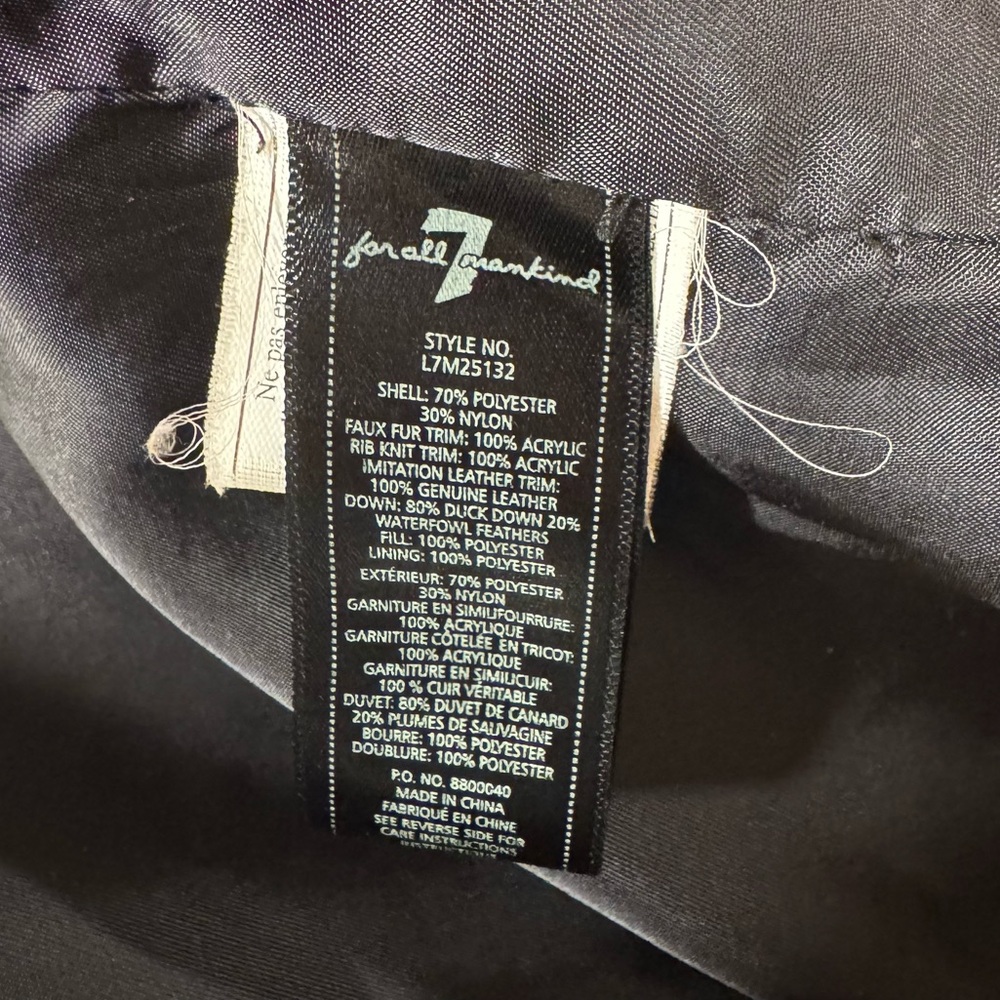 7 For All Mankind Parka - Picture 11 of 12
